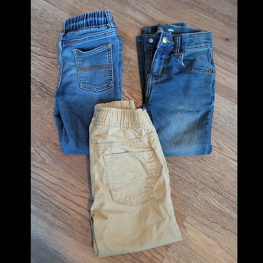Size 5 boys pants bundle- Carters & Wonder Nation
